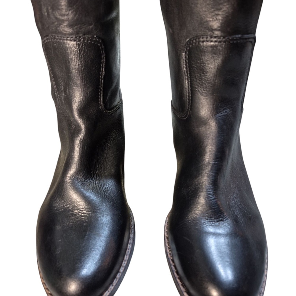 Matisse Yorker Tall Black Leather Boots - Picture 3 of 8